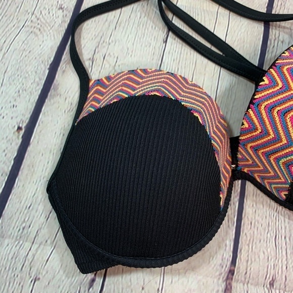 NWOT Shade & Shore Push-up Padded Bikini Top - Picture 3 of 15